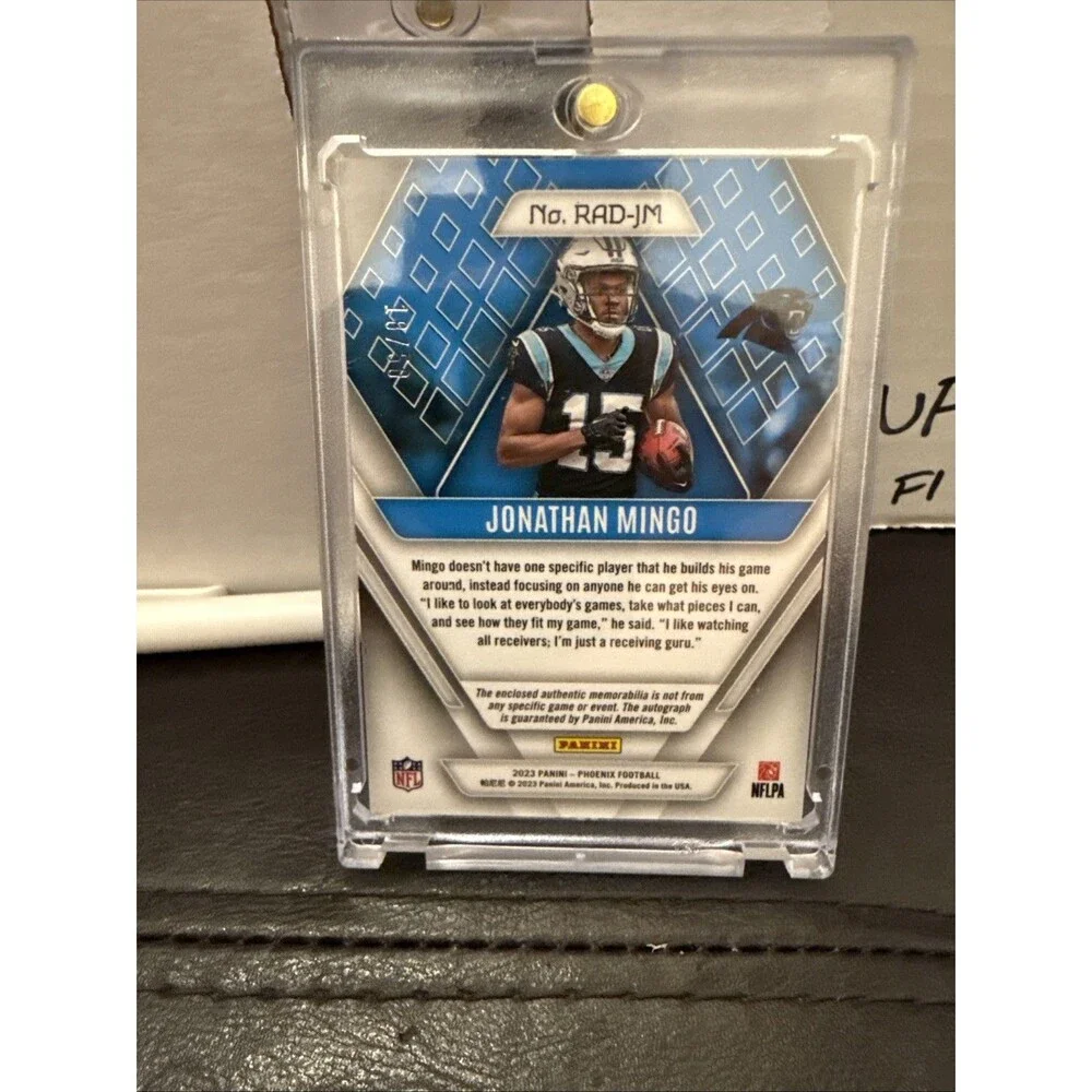 2023 Panini Phoenix Jonathan  Mingo Auto /50  3Color Duel Patch  RC RAD-JAM💥🔥